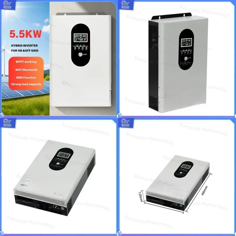 Hybrid Solar Inverter 5.5Kw Mppt 48V - Гибридный солнечный инвертор 3 кВт 5.5