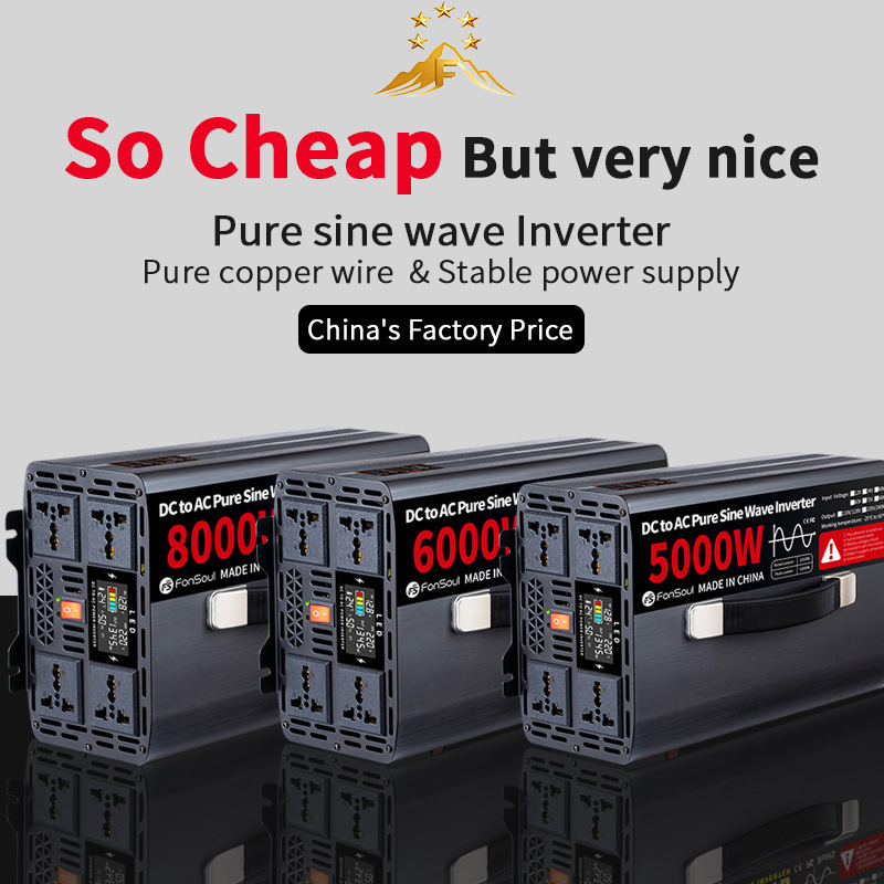 Pure Sine Wave Inverter 5000W 48V 220V - Инверторы 5 кВт, 6 кВт, 8